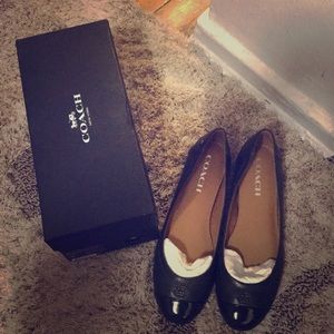 Coach Chelsea Matte Calf Flats